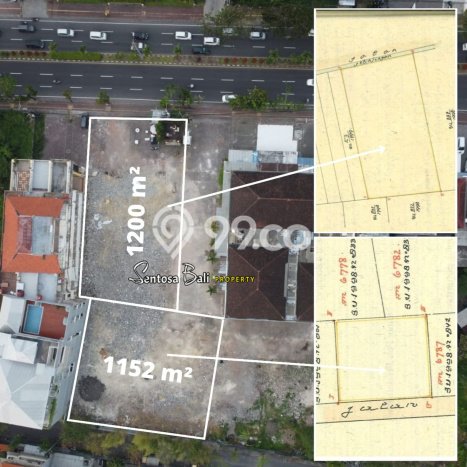 Lahan untuk Dijual Lokasi Kuta, Badung Luas 2352m2 SHM Lahan untuk Dijual Lokasi Kuta, Badung Luas 2352m2 SHM