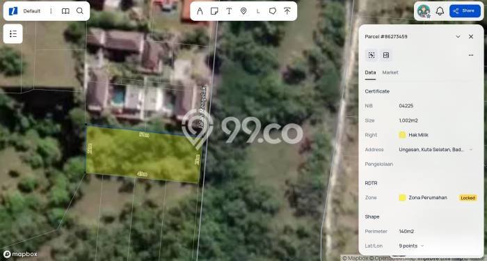 Tanah Dijual Area Strategis di Ungasan Badung 1000m2 Tanah Dijual Area Strategis di Ungasan Badung 1000m2