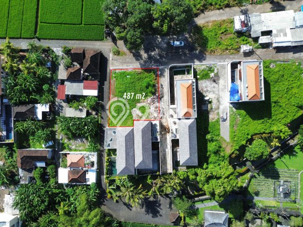 Untuk Dijual Tanah di Badung, Luas 487m2 - Untuk Dijual Tanah di Badung, Luas 487m2 -