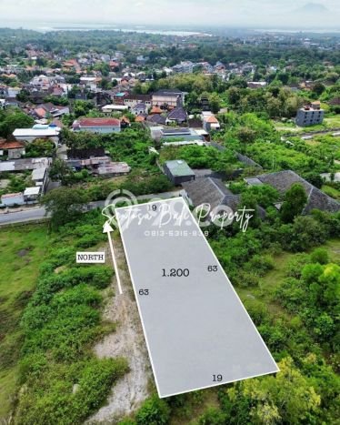 Kavling Tanah untuk Dijual di Jimbaran, Badung, Luas 1200m2 Kavling Tanah untuk Dijual di Jimbaran, Badung, Luas 1200m2