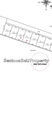Tanah Komersial Dijual di Denpasar Barat Denpasar 128m2 Tanah Komersial Dijual di Denpasar Barat Denpasar 128m2