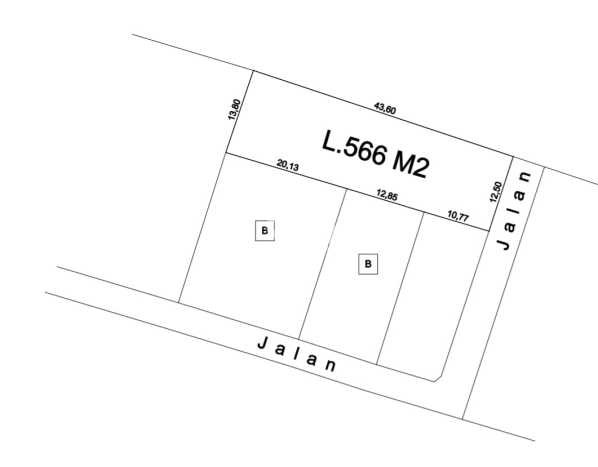 Dijual Tanah Lokasi Umalas, Badung Seluas 566m2 Dijual Tanah Lokasi Umalas, Badung Seluas 566m2