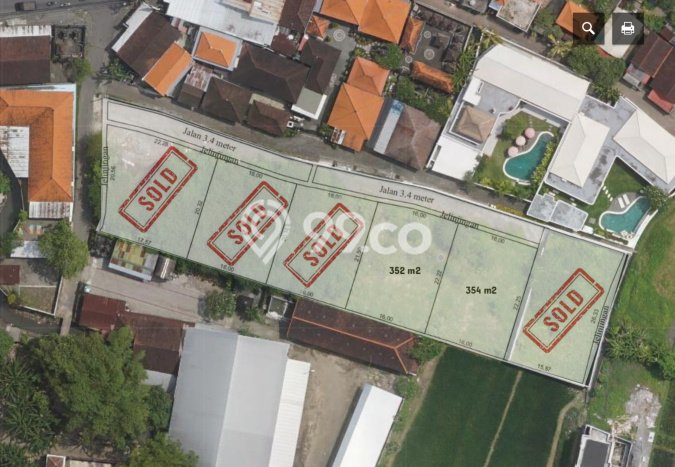 Tanah Kavling Dijual di Badung dengan Spesifikasi 354m2 Tanah Kavling Dijual di Badung dengan Spesifikasi 354m2