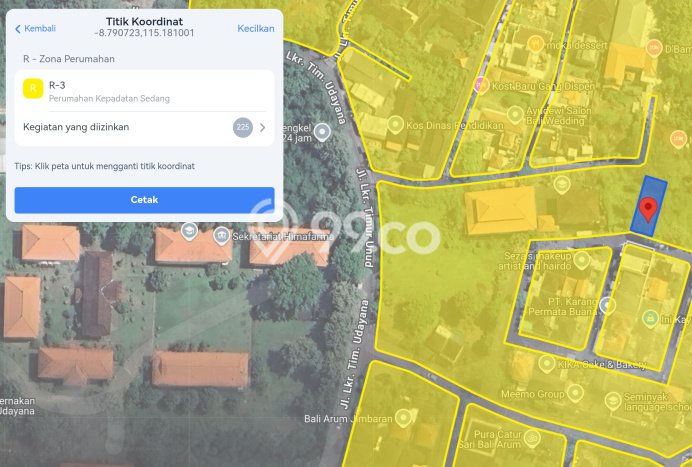 Tanah Kavling Dijual di Badung dengan Spesifikasi 205m2 Tanah Kavling Dijual di Badung dengan Spesifikasi 205m2