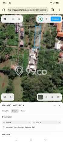 Tanah Kawasan Pecatu, Luas 908m2m², Akses Mudah, Area Prospektif Tanah Kawasan Pecatu, Luas 908m2m², Akses Mudah, Area Prospektif