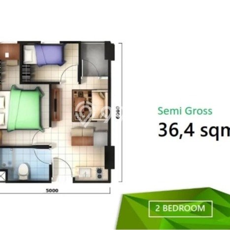 Hunian Apartemen Ideal untuk Dijual di Tangerang dengan 2 Kamar Hunian Apartemen Ideal untuk Dijual di Tangerang dengan 2 Kamar