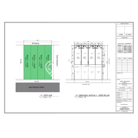 Unit Ruko Dijual di Bandung LT 99m2 & LB 142m2 Unit Ruko Dijual di Bandung LT 99m2 & LB 142m2