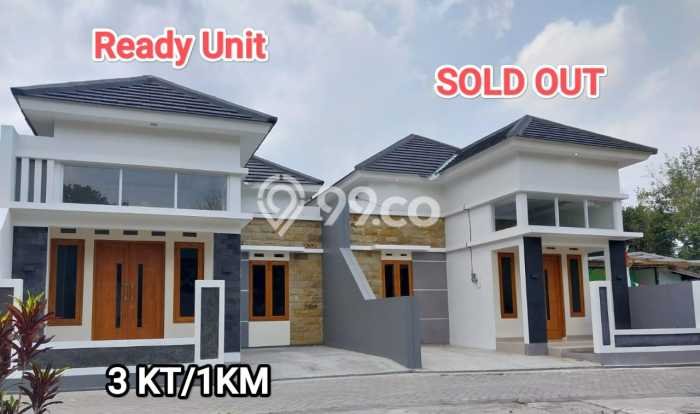 For Sale Rumah 3 Kamar Lokasi Strategis Nyaman dan Strategis di Sleman For Sale Rumah 3 Kamar Lokasi Strategis Nyaman dan Strategis di Sleman