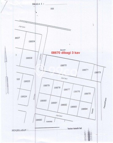 Tanah Komersial Dijual di Ngaglik Sleman 191m2 Tanah Komersial Dijual di Ngaglik Sleman 191m2