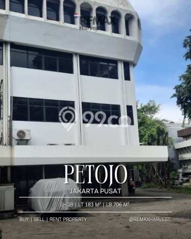 Ruko Dijual di Prime Area Jakarta Pusat Luas 706m2 Ruko Dijual di Prime Area Jakarta Pusat Luas 706m2