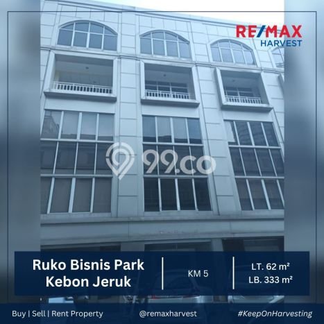 Ruko Dijual di Jakarta Barat LT 62m2 & LB 333m2 Lokasi Terbaik! Ruko Dijual di Jakarta Barat LT 62m2 & LB 333m2 Lokasi Terbaik!