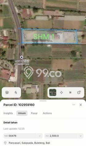 Tanah Kavling Dijual di Pancasari, Buleleng dengan Luas Tanah 5000m2 Tanah Kavling Dijual di Pancasari, Buleleng dengan Luas Tanah 5000m2
