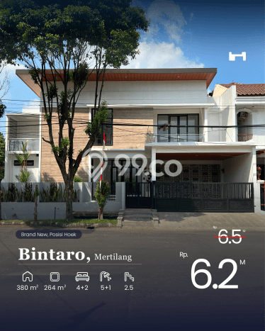 HARGA SPECIAL! Rumah Asri di Bintaro, Tangerang Selatan, Luas 264m² Bangunan 380m² BISA KPR! HARGA SPECIAL! Rumah Asri di Bintaro, Tangerang Selatan, Luas 264m² Bangunan 380m² BISA KPR!