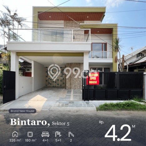 For Sale! Luxury House LT 180m2 Desain Modern di Bintaro For Sale! Luxury House LT 180m2 Desain Modern di Bintaro