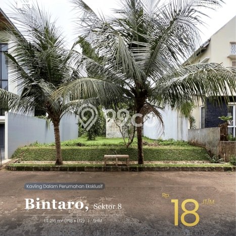 Tanah Dijual Area Strategis di Bintaro Tangerang Selatan 216m2 Tanah Dijual Area Strategis di Bintaro Tangerang Selatan 216m2
