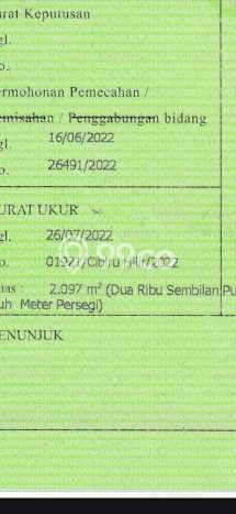 HARGA TERBAIK! Tanah Kawasan Ujungberung, Luas 2097m², Jalur Strategis, Cocok untuk Investasi HARGA TERBAIK! Tanah Kawasan Ujungberung, Luas 2097m², Jalur Strategis, Cocok untuk Investasi