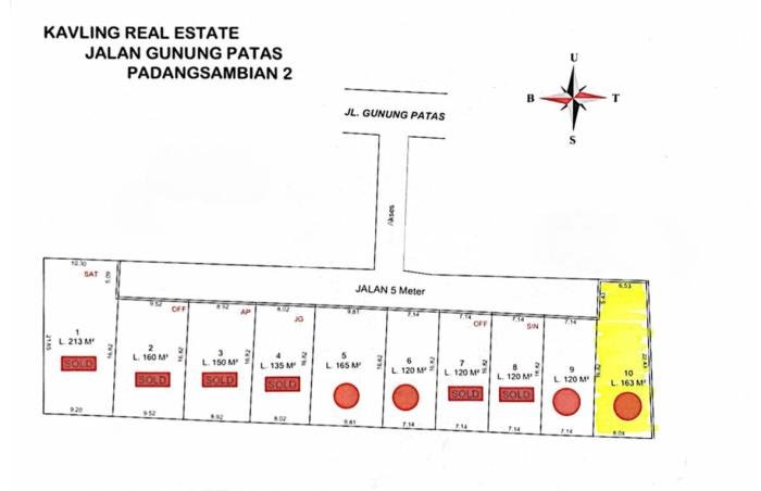 Dijual Tanah Lokasi Padangsambian Kelod, Denpasar Seluas 283m2 Dijual Tanah Lokasi Padangsambian Kelod, Denpasar Seluas 283m2