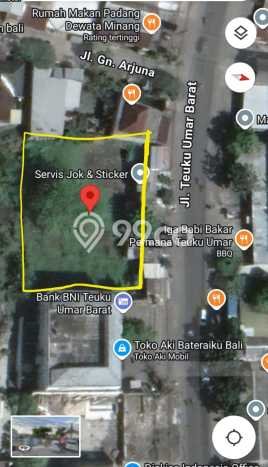 Tanah Dijual Area Strategis di Padangsambian Denpasar 1300m2 Tanah Dijual Area Strategis di Padangsambian Denpasar 1300m2