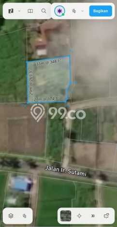 Tanah di Ubud, Luas 941m², Jalur Mudah, Area Prospektif Tanah di Ubud, Luas 941m², Jalur Mudah, Area Prospektif