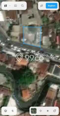 Tanah Siap Bangun Dijual di Denpasar Punya Luas 432m2 Tanah Siap Bangun Dijual di Denpasar Punya Luas 432m2