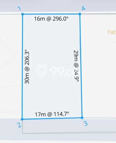 Tanah di Jimbaran, Luas 480m², Area Potensial, Akses Jimbaran, Badung, Badung Tanah di Jimbaran, Luas 480m², Area Potensial, Akses Jimbaran, Badung, Badung