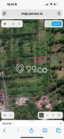 Kavling Tanah untuk Dijual di Jimbaran, Badung, Luas 291m2 Kavling Tanah untuk Dijual di Jimbaran, Badung, Luas 291m2