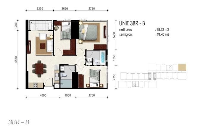 Ada Unit Hunian Hemat Disewa di Kebayoran Lama, Jakarta Selatan 3 BR Ada Unit Hunian Hemat Disewa di Kebayoran Lama, Jakarta Selatan 3 BR