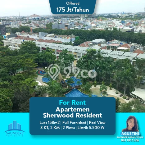 Disewakan Apartemen Minimalis 158m2 Punya 3 KT, 2 KM, Lokasi di Kelapa Gading Disewakan Apartemen Minimalis 158m2 Punya 3 KT, 2 KM, Lokasi di Kelapa Gading