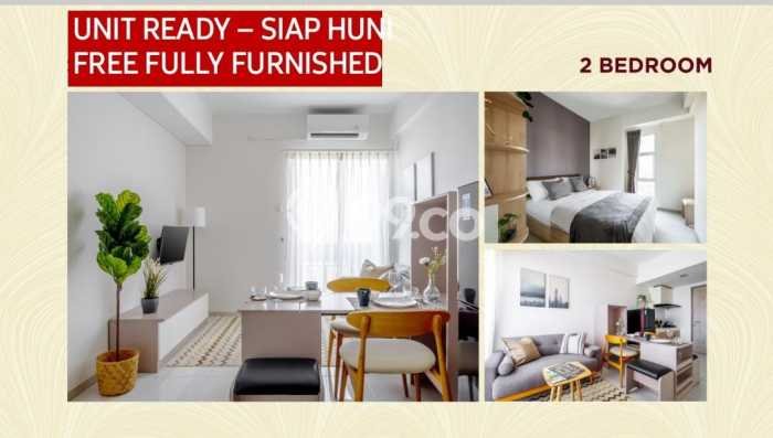 Dijual Segera Apartemen 2 KT & 1 KM di BSD, Tangerang Selatan Dijual Segera Apartemen 2 KT & 1 KM di BSD, Tangerang Selatan