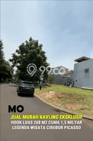 Dijual Tanah Lokasi Cibubur, Jakarta Timur Seluas 268m2 Dijual Tanah Lokasi Cibubur, Jakarta Timur Seluas 268m2