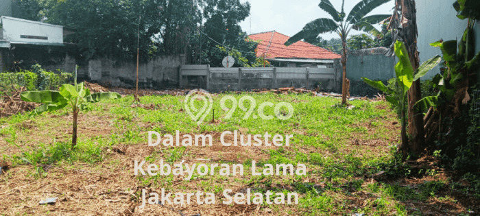Tanah Kavling untuk Dijual di Kebayoran Lama Jakarta Selatan 347m2 Tanah Kavling untuk Dijual di Kebayoran Lama Jakarta Selatan 347m2