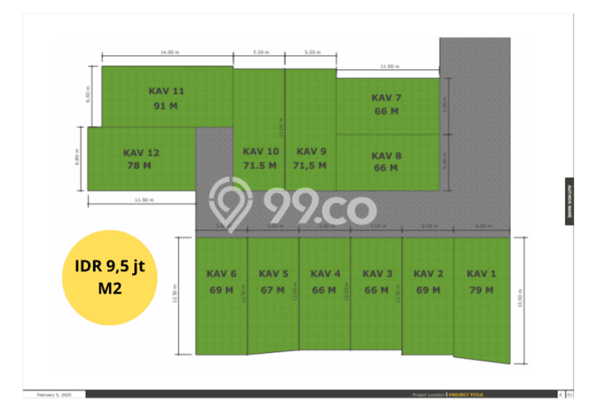 Dijual Tanah Lokasi Ulujami, Jakarta Selatan Seluas 91m2 Dijual Tanah Lokasi Ulujami, Jakarta Selatan Seluas 91m2