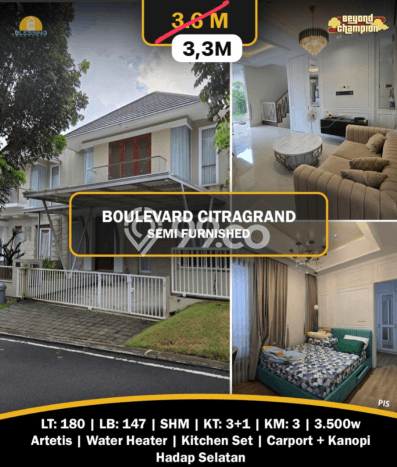 Rumah Luxury Modern Tanpa Renovasi di Citragrand Semarang Rumah Luxury Modern Tanpa Renovasi di Citragrand Semarang