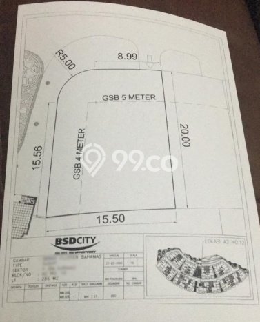 Tanah Siap Bangun Dijual di Tangerang Punya Luas 286m2 Tanah Siap Bangun Dijual di Tangerang Punya Luas 286m2