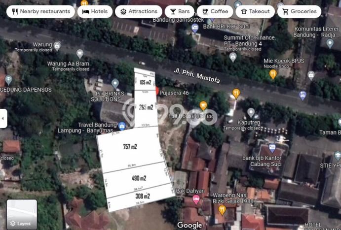 Jual Tanah Kawasan Bisnis di Cikutra, Luas 1925m2m², Prospek Tinggi Jual Tanah Kawasan Bisnis di Cikutra, Luas 1925m2m², Prospek Tinggi