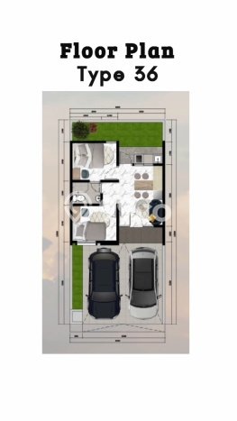 Rumah Modern Minimalis 2 Kamar Siap Huni di Setu Rumah Modern Minimalis 2 Kamar Siap Huni di Setu