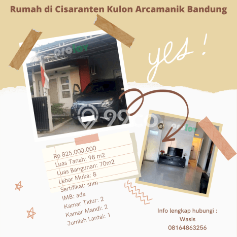 Jual Rumah Strategis Bagus Punya 2 KT di Arcamanik Bandung SHM Jual Rumah Strategis Bagus Punya 2 KT di Arcamanik Bandung SHM