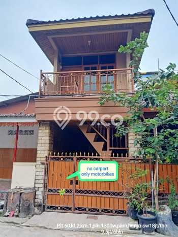 Rumah kawasan Pejuang, Akses ke Pusat Kota, 2 KT, Luas 60m² Bangunan 100m² Rumah kawasan Pejuang, Akses ke Pusat Kota, 2 KT, Luas 60m² Bangunan 100m²