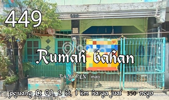 Rumah 2 KT 1 KM di Kawasan Pejuang, Bekasi Rumah 2 KT 1 KM di Kawasan Pejuang, Bekasi