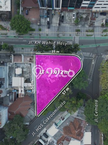 Dijual Tanah di Menteng Jakarta Pusat Luas 1012m2 - Dijual Tanah di Menteng Jakarta Pusat Luas 1012m2 -