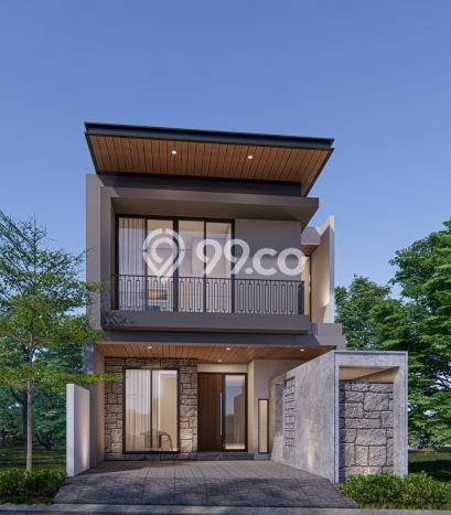 Rumah Elit LB 170m2 Siap Huni Desain Elegan di Manyar, Surabaya Rumah Elit LB 170m2 Siap Huni Desain Elegan di Manyar, Surabaya