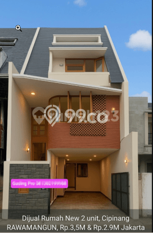 For Sale! Premium House LT 75m2 Desain Elegan di Rawamangun For Sale! Premium House LT 75m2 Desain Elegan di Rawamangun