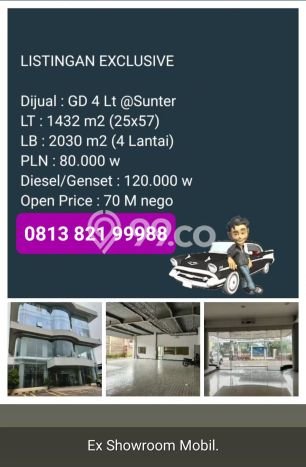 Kantor Dijual di Jakarta Utara LT 1432m2 & LB 2030m2 Lokasi Terbaik! Kantor Dijual di Jakarta Utara LT 1432m2 & LB 2030m2 Lokasi Terbaik!