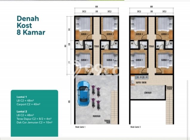 Kost Dijual Lokasi Cileunyi, Bandung, 0 KT, 8 KM, 75m2 Kost Dijual Lokasi Cileunyi, Bandung, 0 KT, 8 KM, 75m2