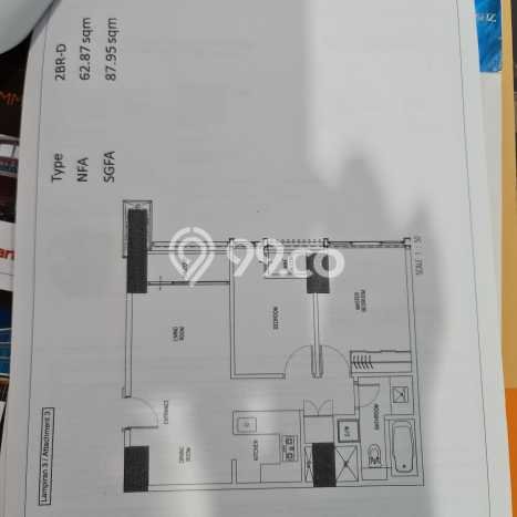 Apartemen Strategis 88m2 di BSD City Tangerang 2 Bedroom Apartemen Strategis 88m2 di BSD City Tangerang 2 Bedroom