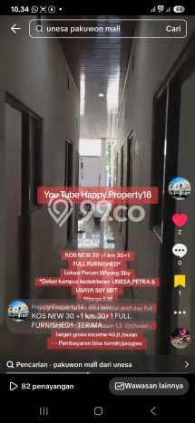 Kos-kosan Dijual di Wiyung, Surabaya, 31 KT, 31 KM, Bangunan 450m2 Kos-kosan Dijual di Wiyung, Surabaya, 31 KT, 31 KM, Bangunan 450m2
