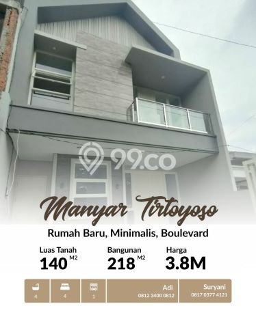 For Sale! Luxury House LT 140m2 Desain Modern di Manyar For Sale! Luxury House LT 140m2 Desain Modern di Manyar