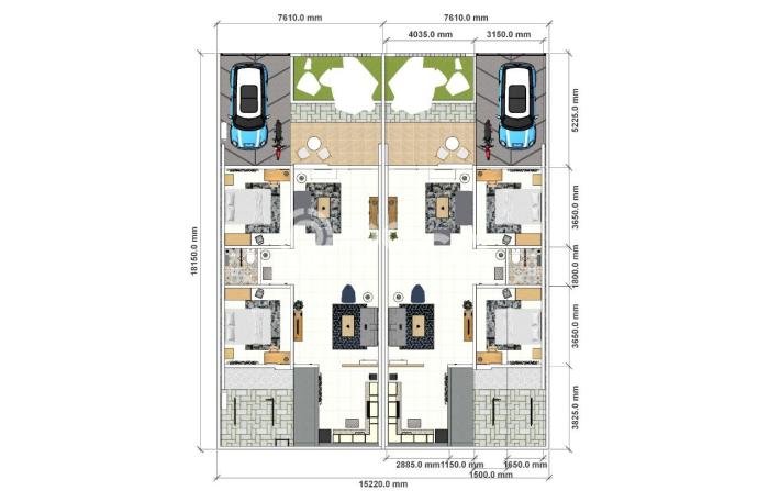 Rumah Modern 3 KT LT 150m2 di Rempoa Rumah Modern 3 KT LT 150m2 di Rempoa
