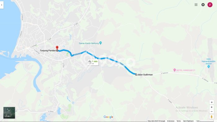 Dijual Tanah Lokasi Tanjung Pandan, Belitung Seluas 10969m2 Dijual Tanah Lokasi Tanjung Pandan, Belitung Seluas 10969m2