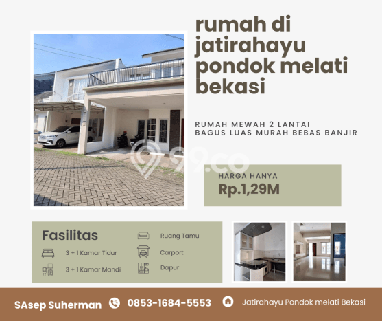 Dijual Rumah Minimalis Bagus Punya 4 KT di Pondokmelati Bekasi SHM Dijual Rumah Minimalis Bagus Punya 4 KT di Pondokmelati Bekasi SHM
